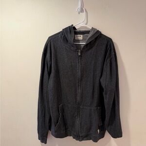 Dark Gray Zip-Up Hoodie